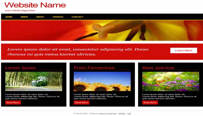 restaurant website